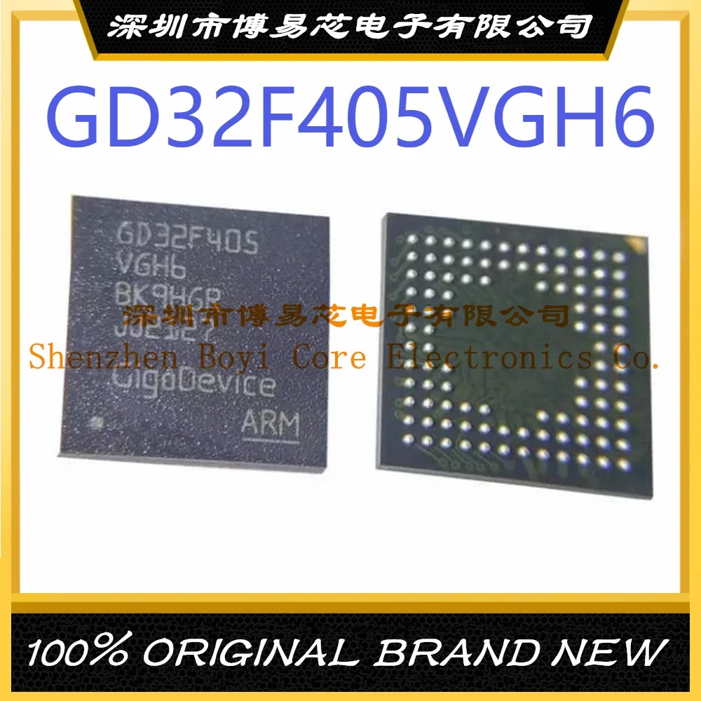 GD32F405VGH6 Package BGA-100 ARM Cortex-M4 168MHz Flash: 1MB RAM: 192KB MCU (MCU/MPU/SOC) gd32f407zgt6 package lqfp 144 arm cortex m4 168mhz flash 1mb ram 192kb mcu mcu mpu soc