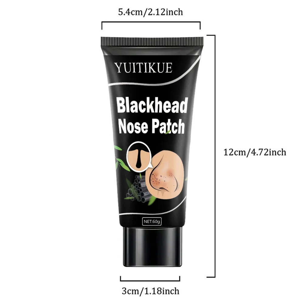 YUITIKUE Bamboo Charcoal Exfoliating Mask, Deep Cleansing & Exfoliating Pores - Moisturizing Skincare - All Light Beige Types