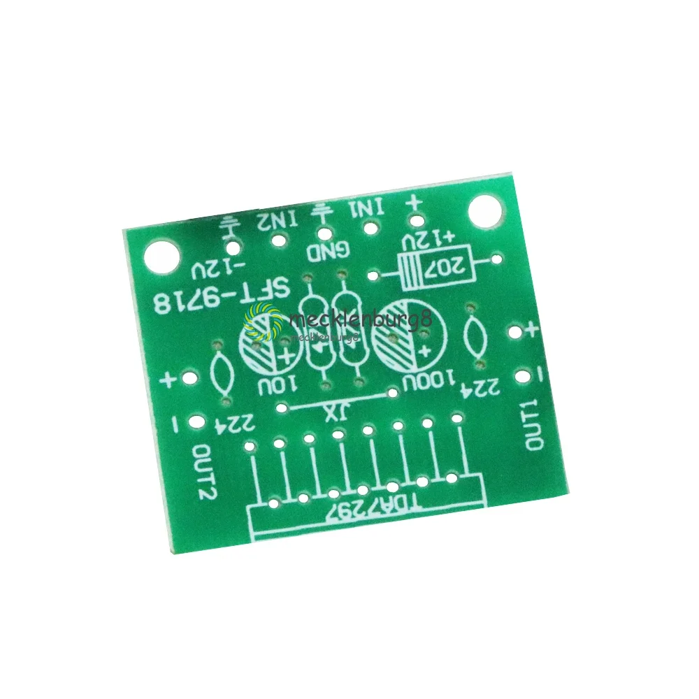 Audio Power Amplifier Board TDA7297 Amplifier Board Module 12V DC 2.0 Dual Audio Encoding Electronic DIY Kit Output 10-30W