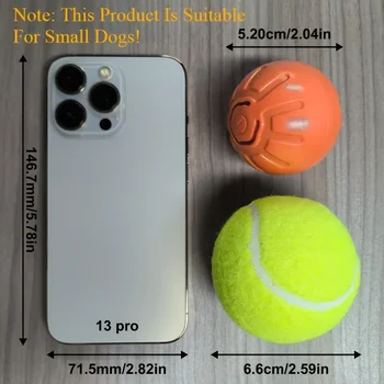 1-10PCS Smart Dog Toy Ball Electronic Interactive Pet Toy Moving Ball USB Automatic Moving Bounce Suitable for Puppy Gift 5