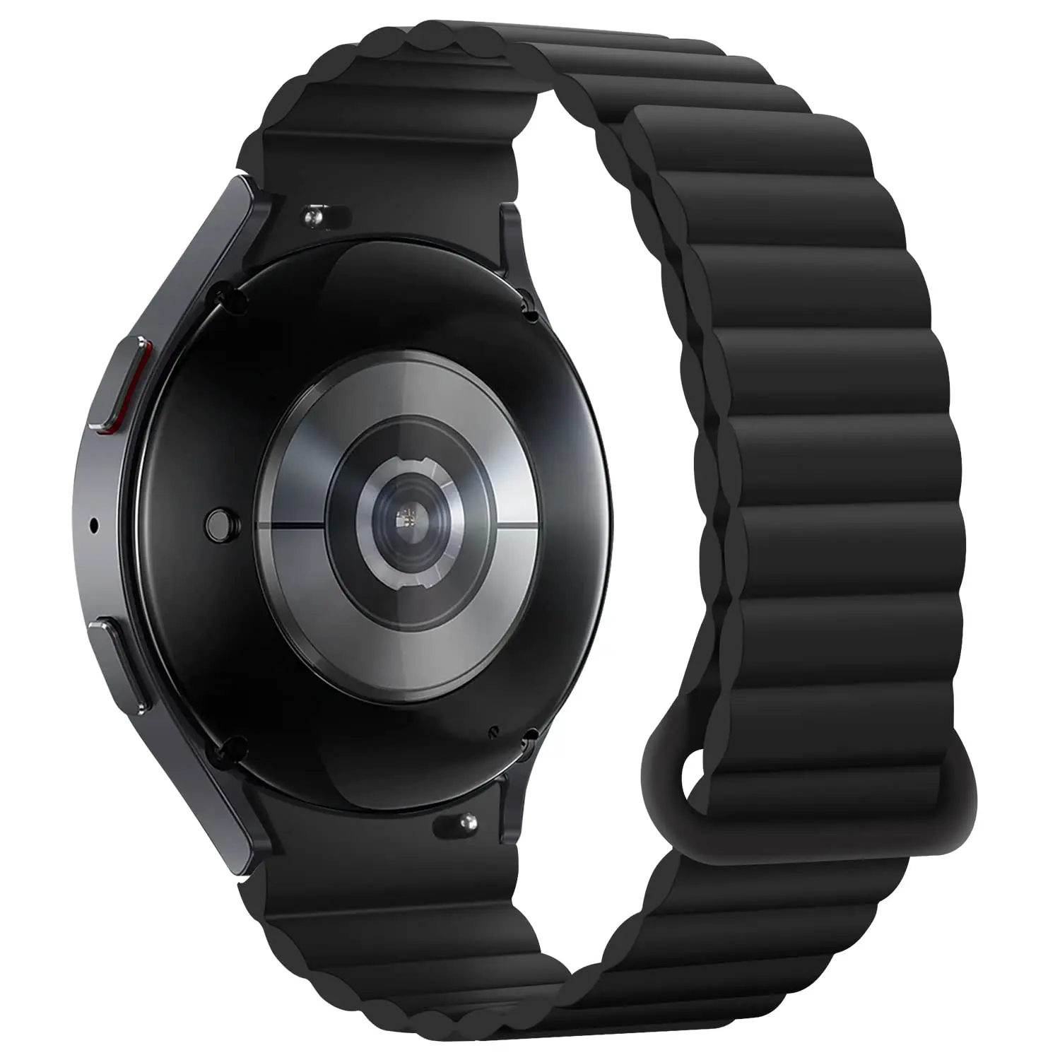 No Gaps Silicone Magnetic Strap for Samsung Watch 7 6 4 5 40mm 44mm 5Pro 45mm Band for Galaxy Watch 4 6 Classic 43/47mm Bracelet