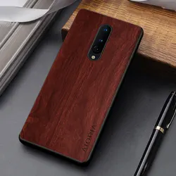 Wooden Pattern PU Leather Case with Unique Design - Stylish Protective Cover for 8 Nord 5G (Brown)