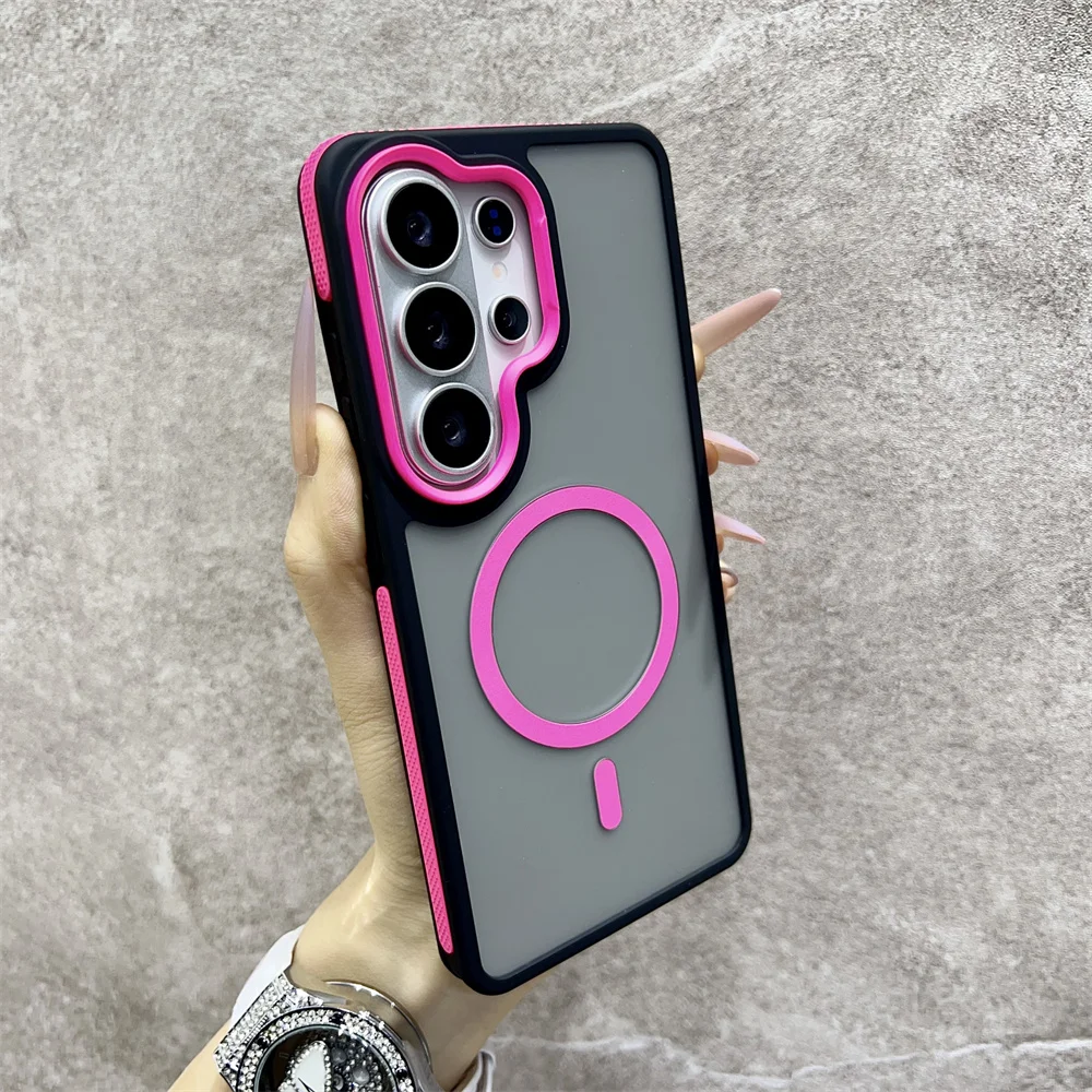 Enhanced Magnetic Colorful Phone Case with Magsafe Compatibility