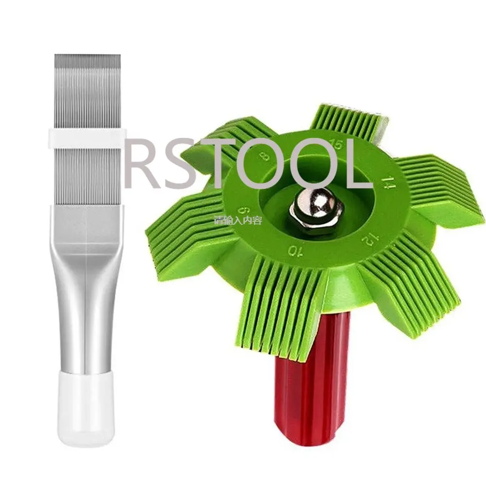 1SET Universal Car Radiator Condenser Fin Comb Air Conditioner Coil Straightener Hand Cleaning