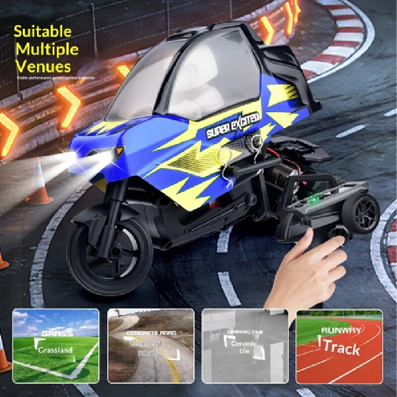 지케제 X801 RC 원격 조종 드리프트 트라이크 2026 신형 오프로드 등반 레이..