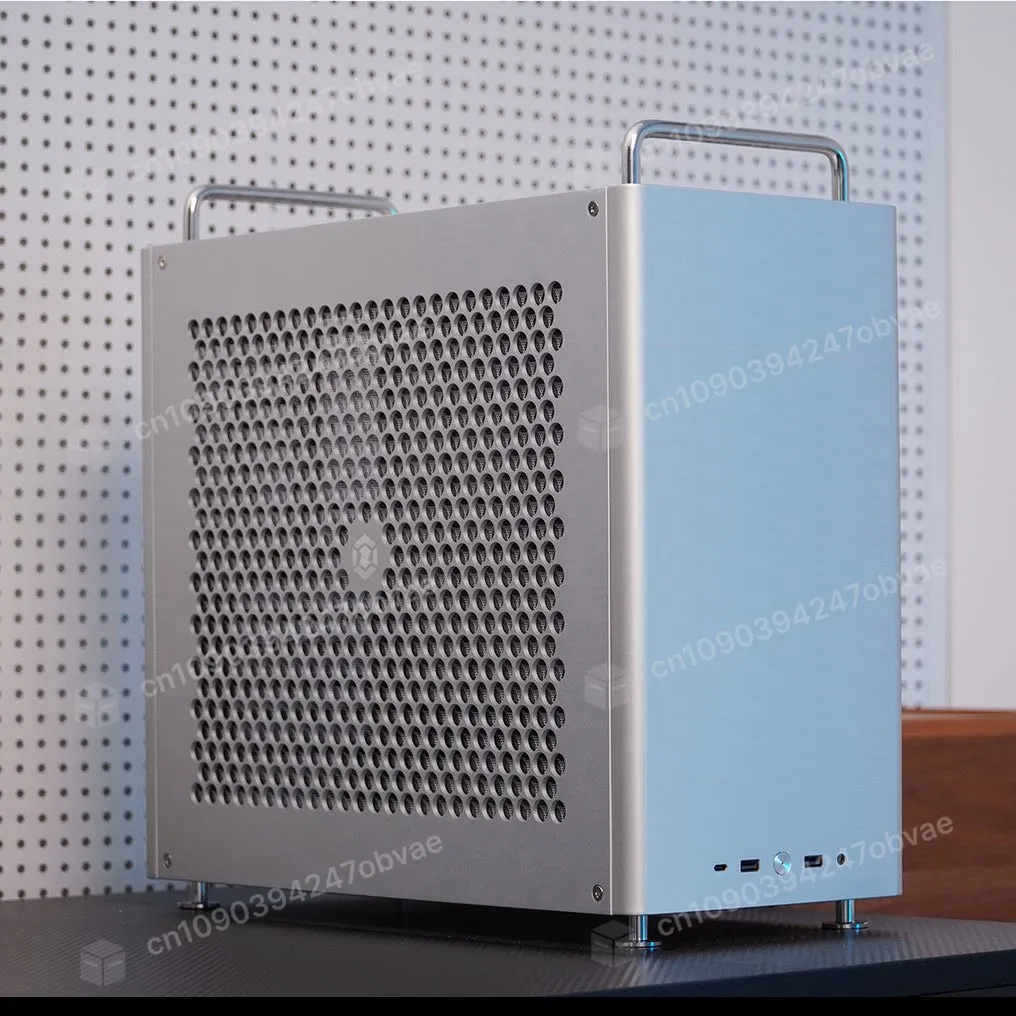 올알루미늄 ATX 마더보드 파워 데스크탑 케이스, 휴대용 및 심플, 팬 360 수..