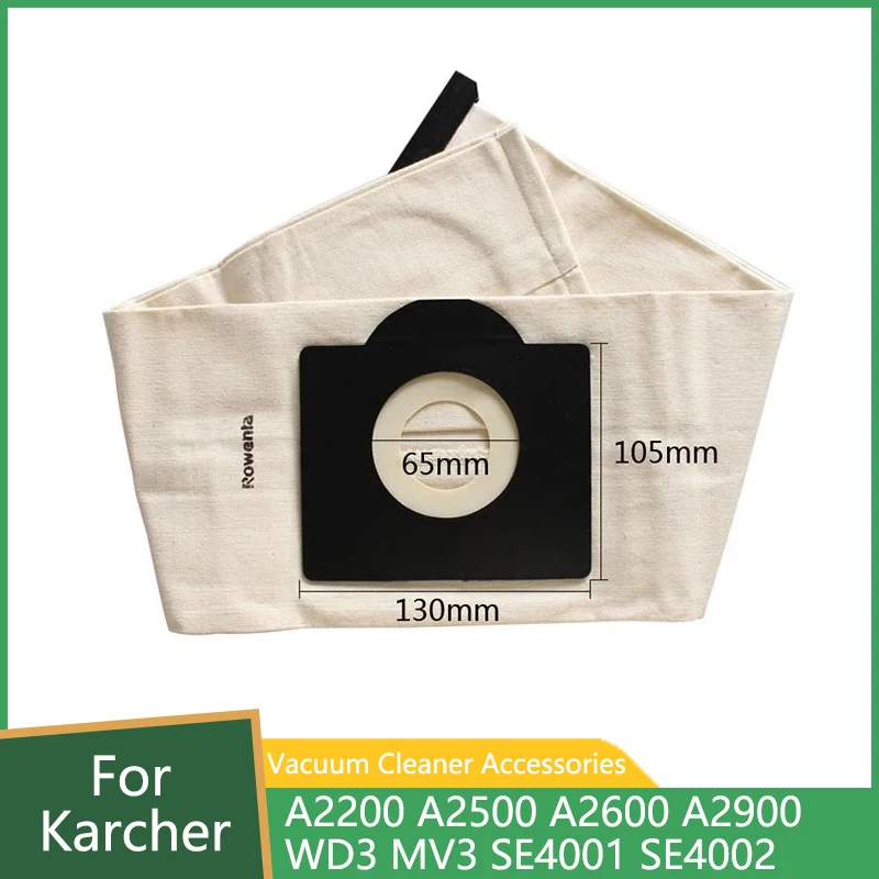 WashableClothDustBagsForKarcherWD3WD3300MV3SE4001SE40026959
