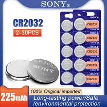 Original SONY CR2032 CR 2032 3V Lithium Battery Button Coin Cell For Watch Car Key Remote Control Toy BR2032 DL2032 ECR2032