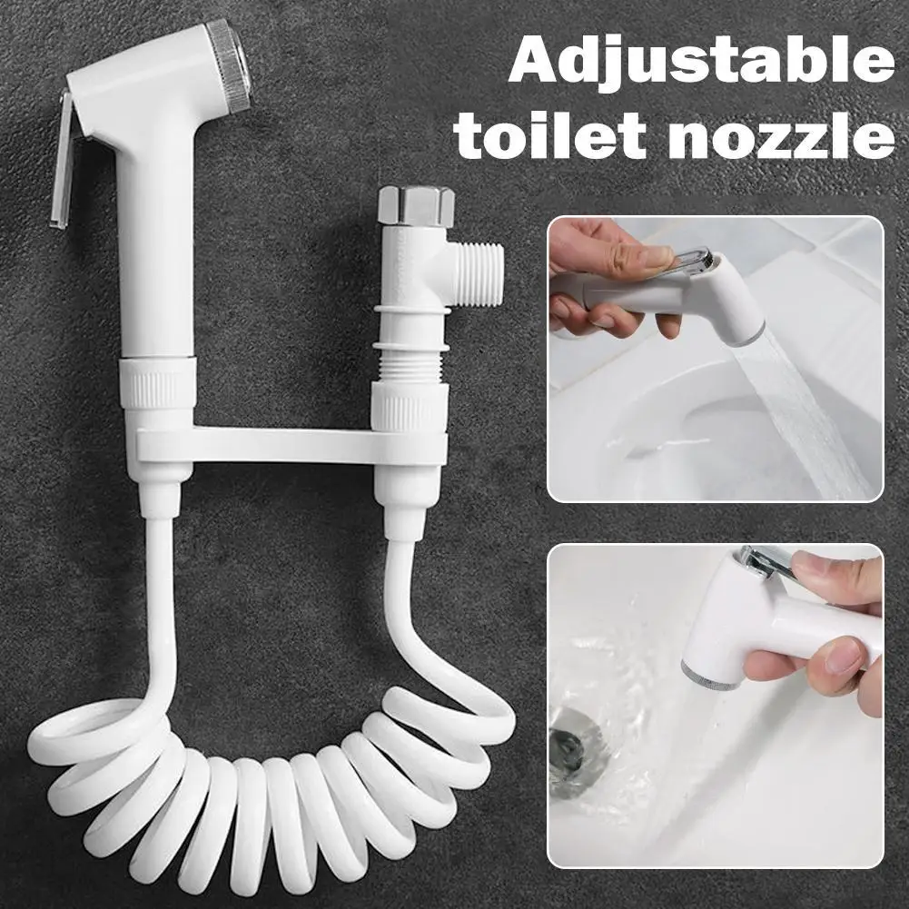

Toilet Watertank Beugel Bidet Spray Douche Hoofd Badkamer Met Bad Waterpijp Zelfreinigende Kraan Waterklepgroep Spuit Z2F9