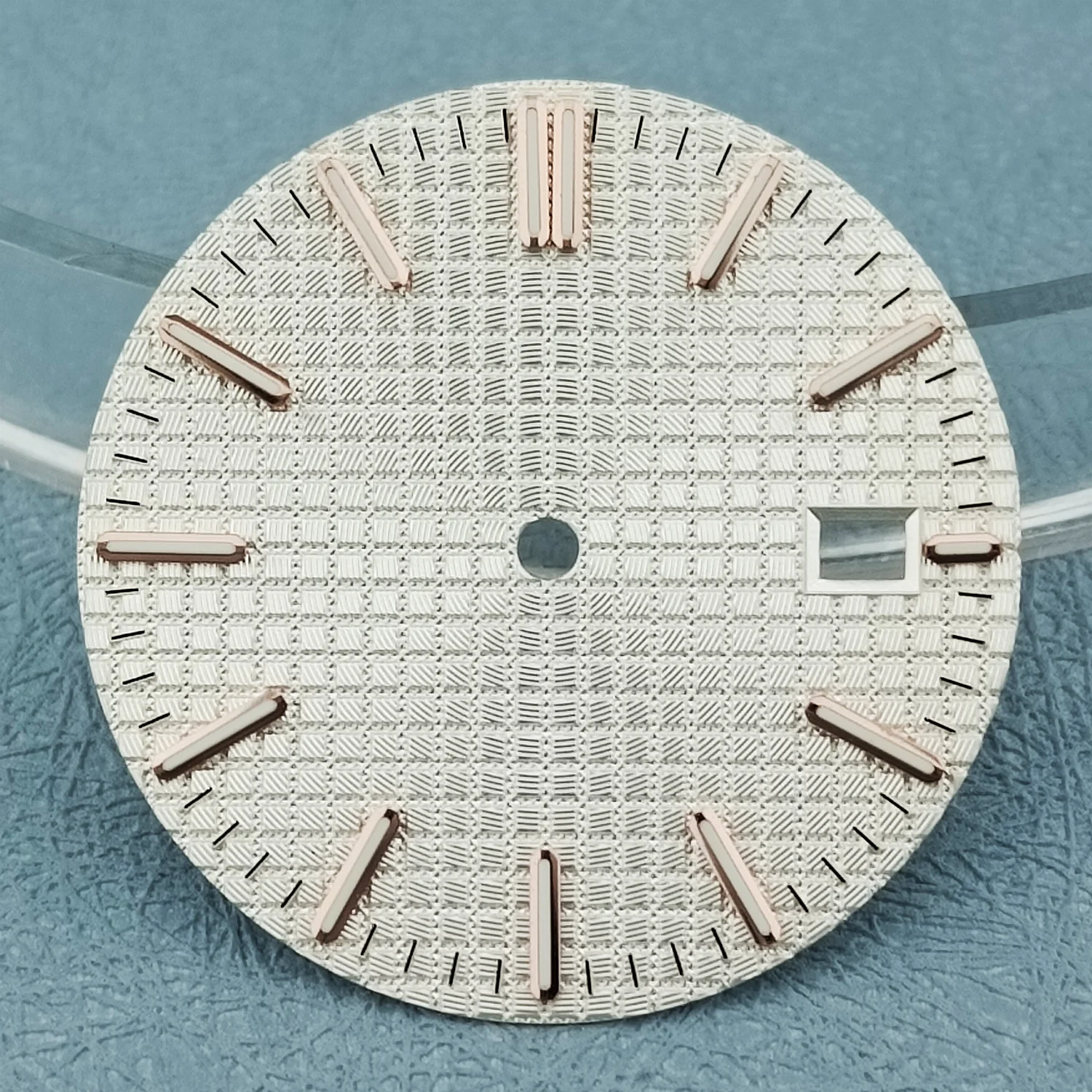 31.8mm Watch Dial Green Luminous Watch Faces Replacement Accessories for NH Movement