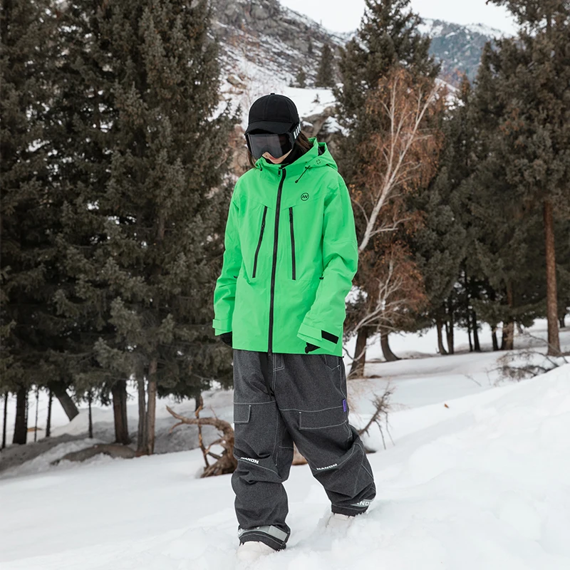 NANDN Snowboard Jacket 3L Ski Jacket Men Women Windproof