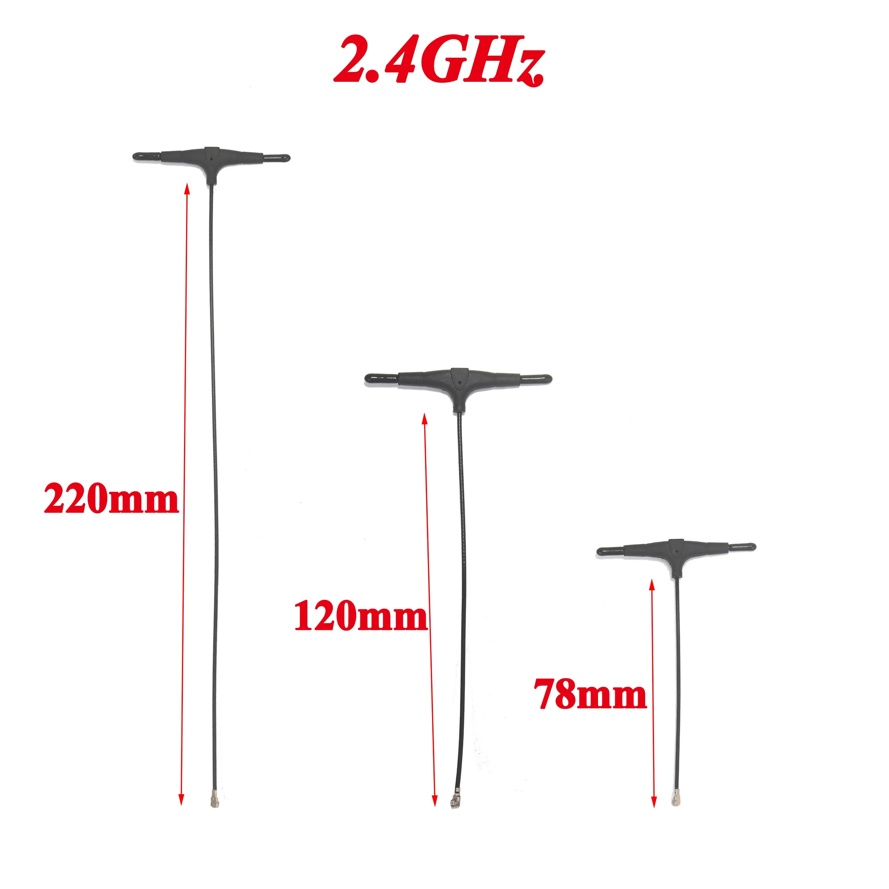 Antenne FPV ELRS 915MHz/2.4G 78/120/220mm pour Drone RC