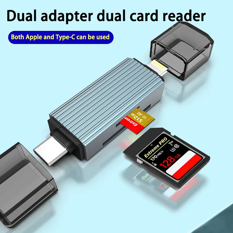 Four In One Multifunctional Card Reader Suitable for Apple Huawei Xiaomi Card Reader Tf Sd Mobile Expansion Dock