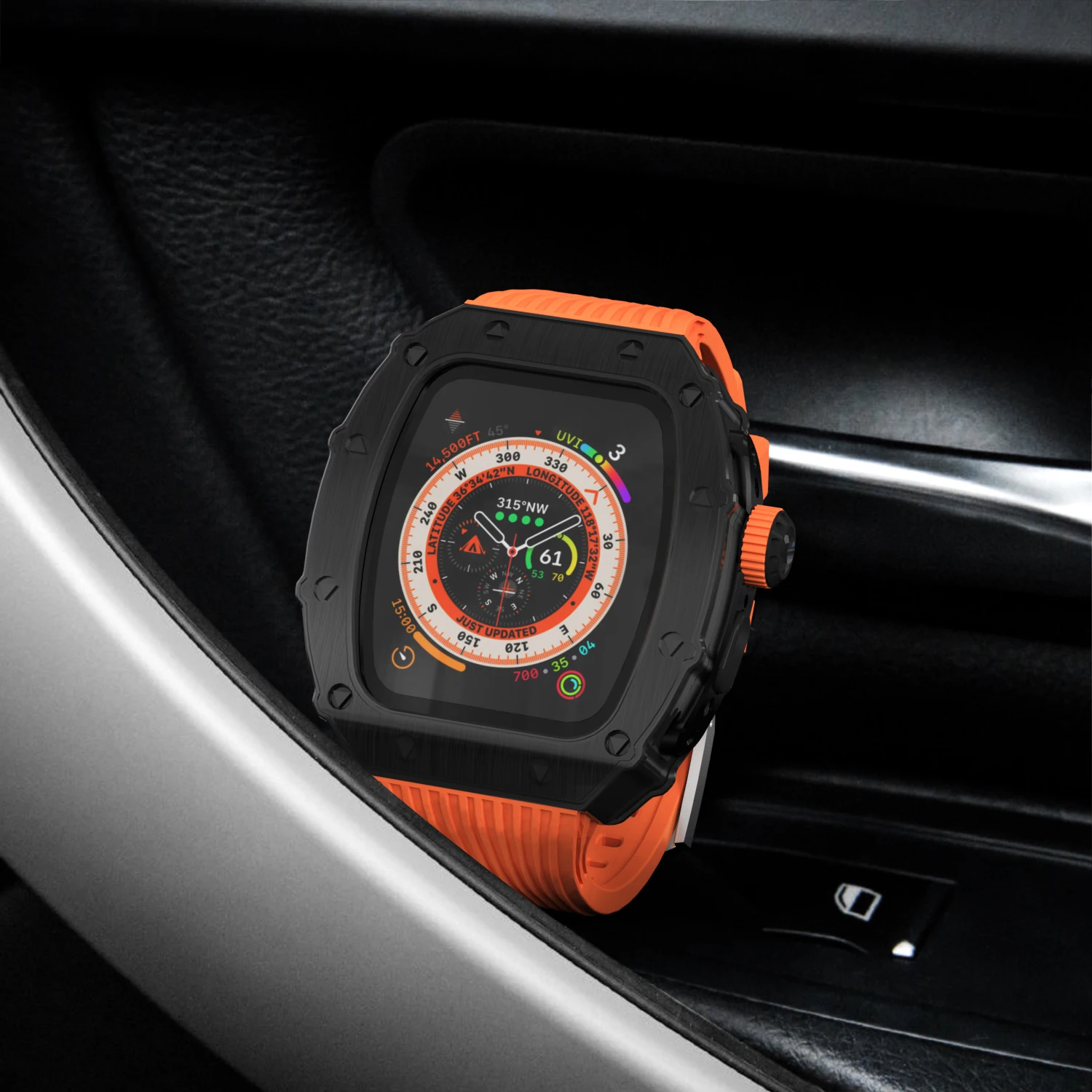 RM  ݼ ﰢ  ̽ , Mod Kit Apple Watch Ultra 2 49mm  Ŀ ,  Ǹ Ʈ