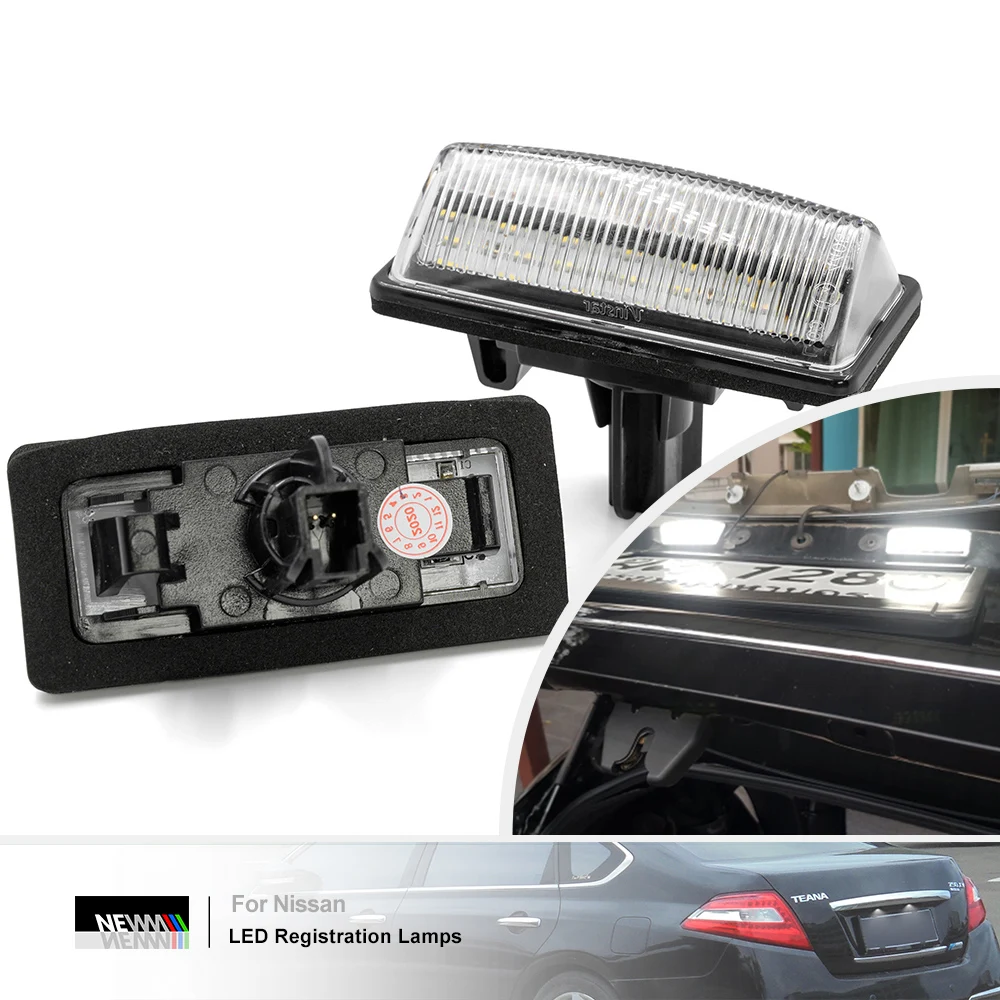 Car Rear License Plate Light Canbus LED Plate License Light For