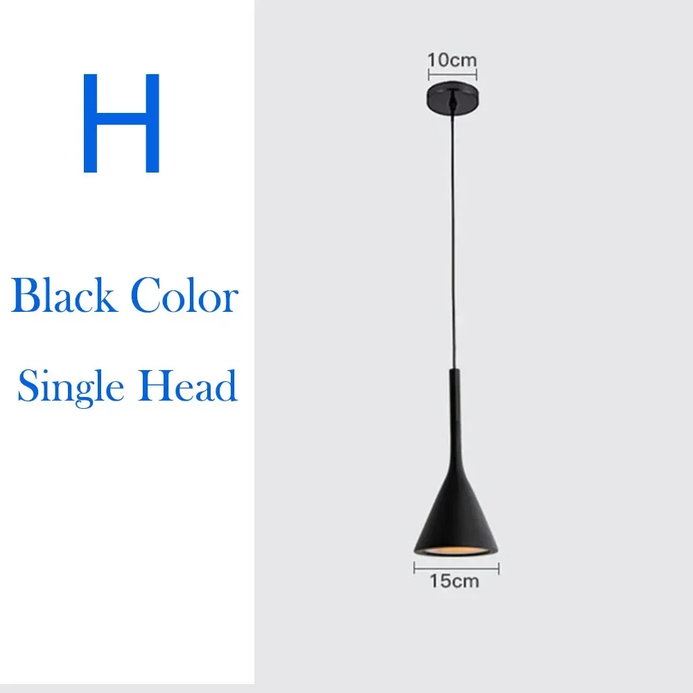 

Modern Nordic Pendant Lights Simple Lamps Multicolor Minimalist Hanging Lamps 3 Heads E27 Edison Bulb for Kitchen Dining Bedroom