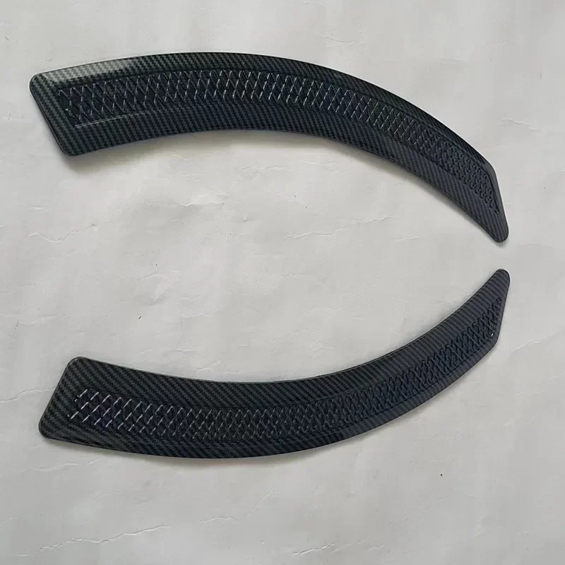 Mitsubishi Lancer 2008-2015 용 2Pcs 자동차 앞 펜더 사이드 벤트 스티커 커버 EVO 스타일