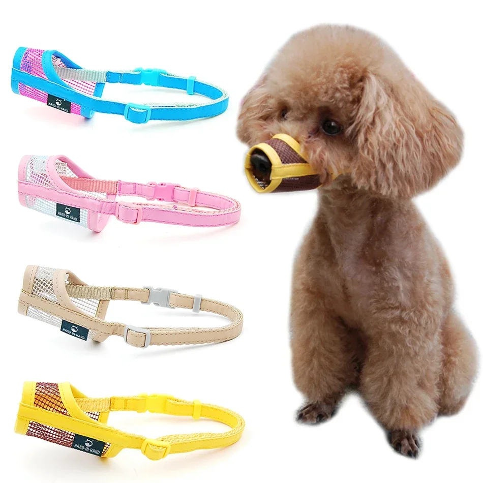 Dog Muzzle Puppy Small Medium Large Dog Anti Barking Nylon Straps Accessories dog muzzle