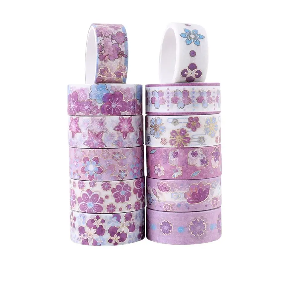 

12 Rolls Tape, Hand Ledger DIY Decorative Tape, Hot Stamping Tape Sets For Journal Scrapbook Notebooks DIY Craft Gift Wrapping