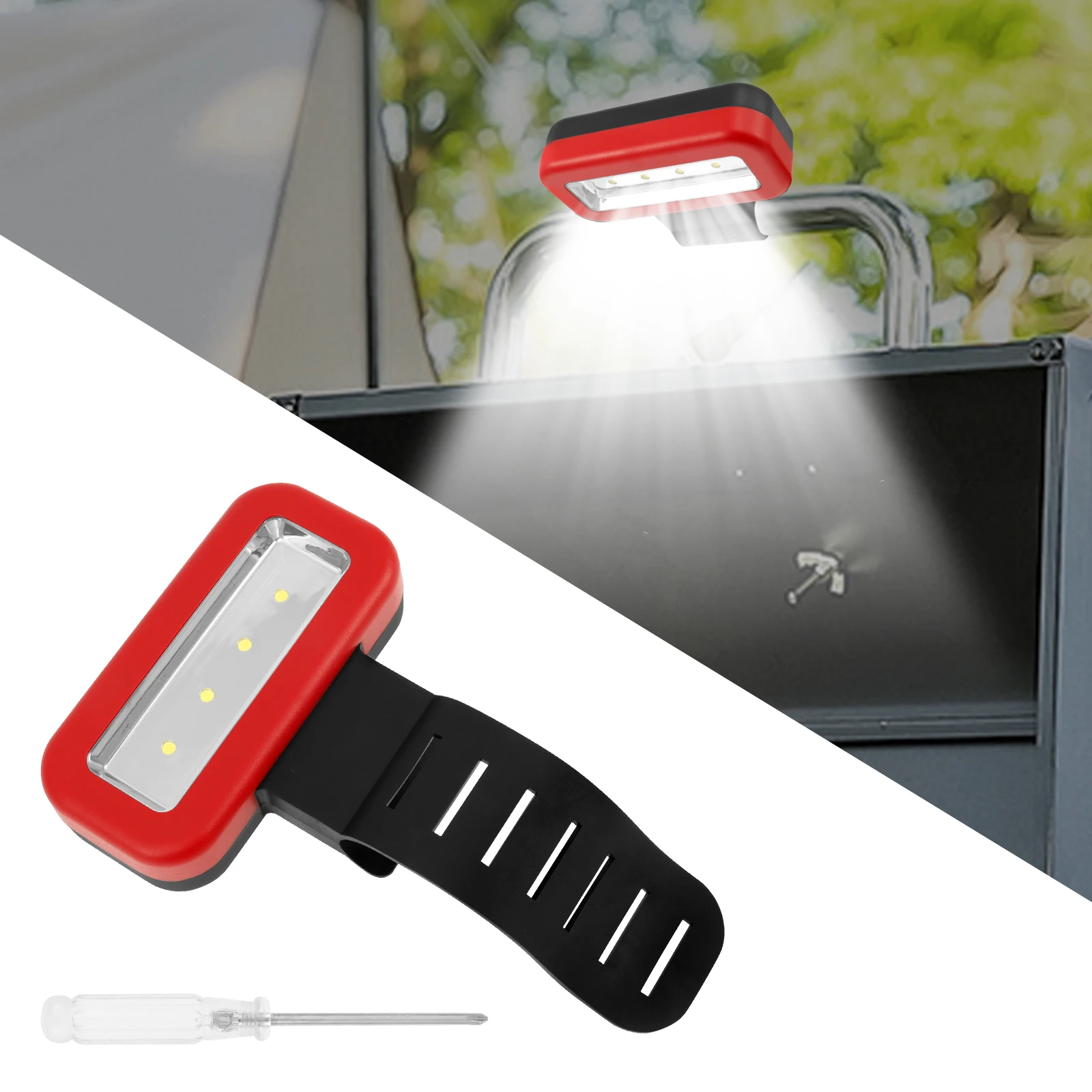 Barbecue LED Lamp Heat Resistant Dimmable Grill Light for Camping Riding Night Fishing