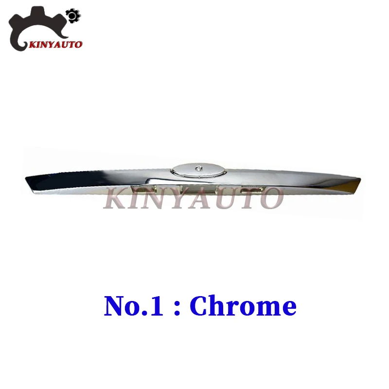 For Ford Focus 2009 10 11 12 13 14 Chrome Trunk Trim ABS Rear Bumper Lid Strip Finish Panel