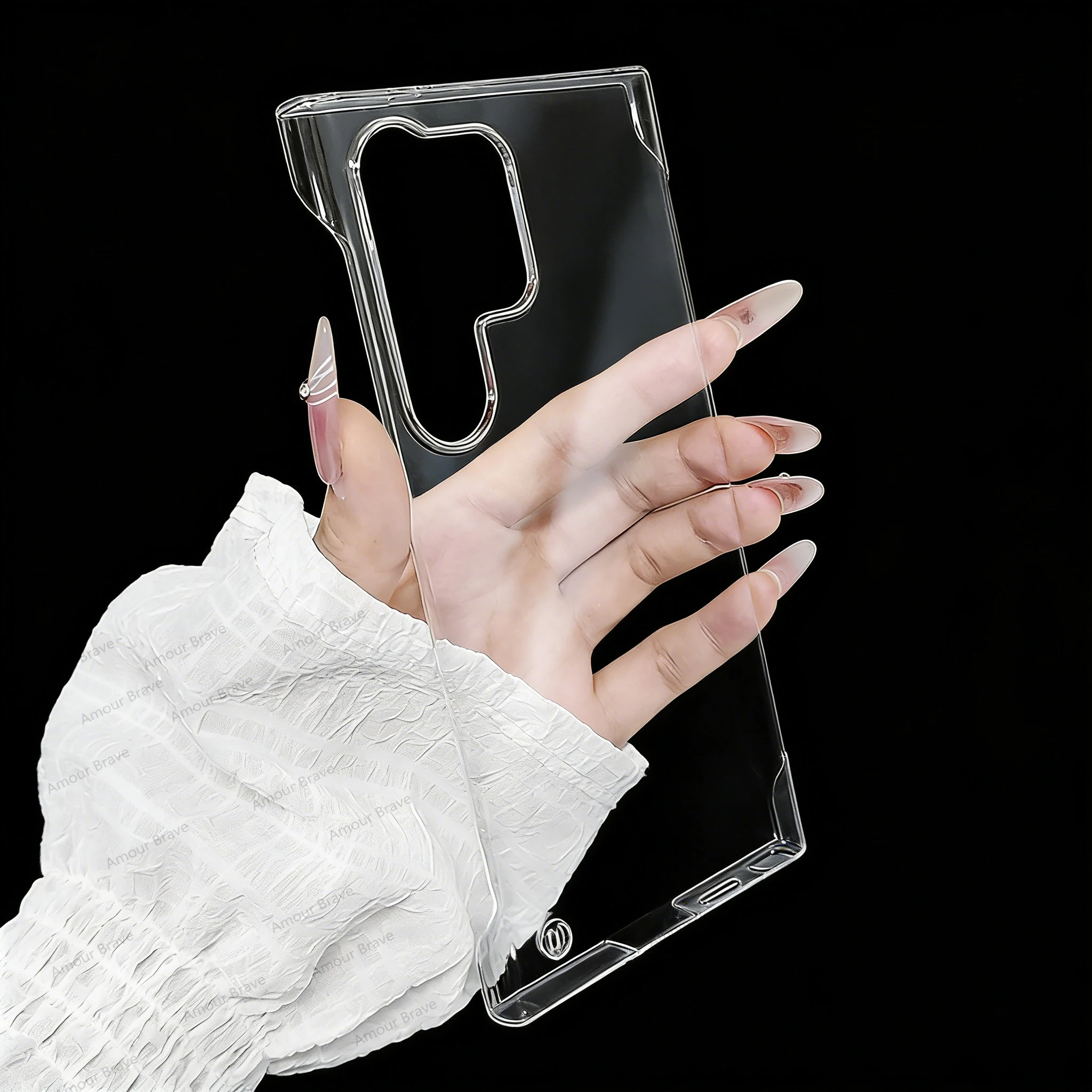 Ultra Slim Frameless Matte Hard Phone Cover
