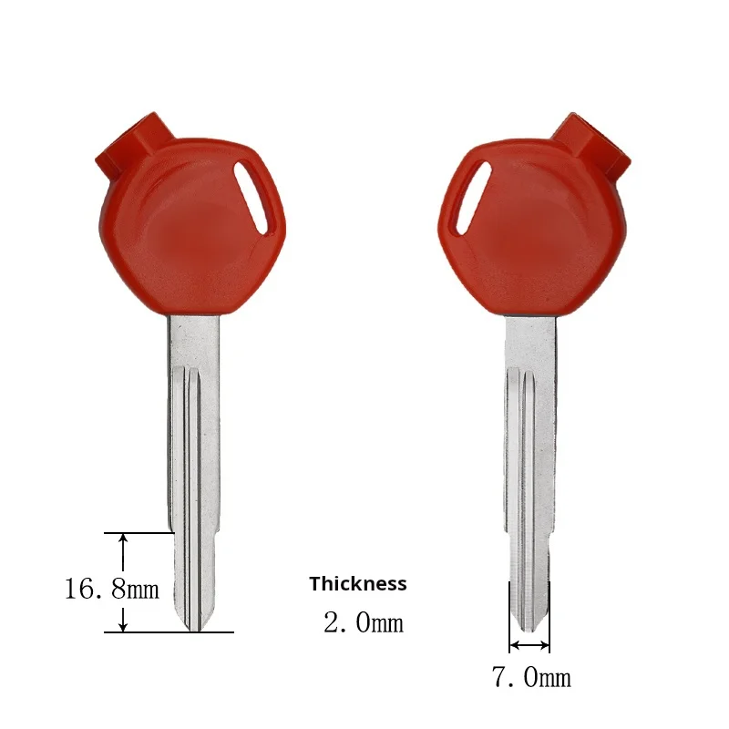 Honda motorcycle key, suitable for: Honda Z4 DIO AF 38 55 61/2/3 Jiayu Youyue 100 motorcycle key blank(including magnet)