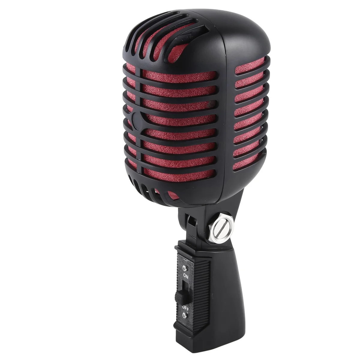 

Professional Classic Retro Dynamic Vocal Microphone,Metal Swing Mic, for Live Performance Karaoke