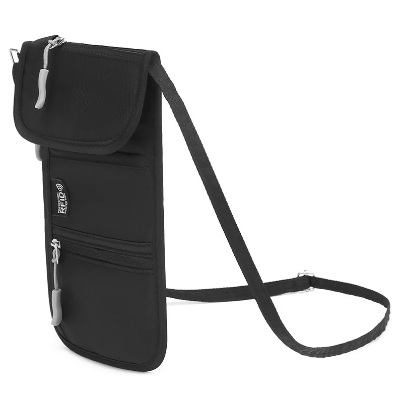 Compact Multi-Functional Travel Neck Wallet & Anti-Theft Chest Bag