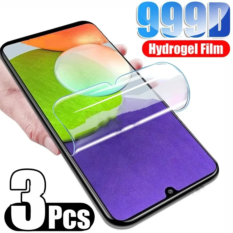 

3PCS 999D Hydrogel Film For Samsung galaxy A10 A20 A30 A40 A50 A60 A70 A80 A90 Screen Protector For Samsung A20E A30S A50S Film