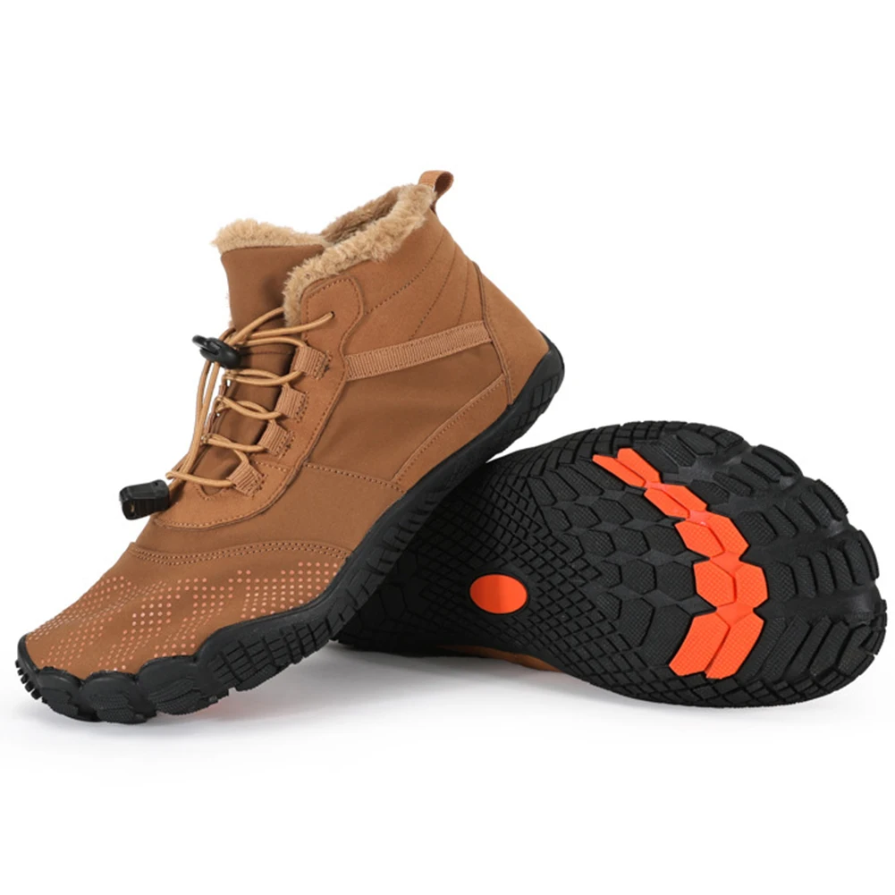 Snow Boots Hiking Shoes Winter Boots for Men Women Snow Barefoot Casual Waterproof Outdoor Warm Work Anti-Slip Ankle For Trekking Clim