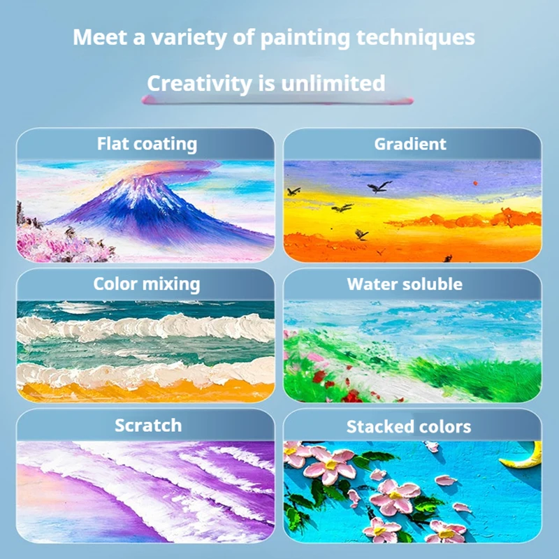 Kuelox Professional Super Soft Oil Pastel Set 4