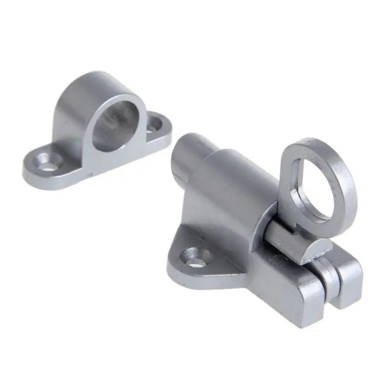 Automatic Gate Lock Indoor Self-Locking for Latch Barn Door Lock Bounce Door for Indoor Garden Pasture 594C