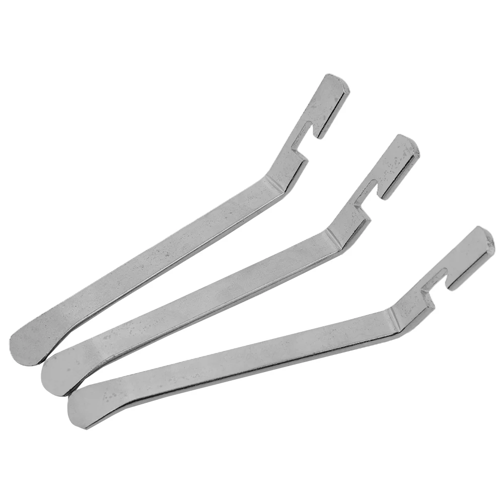 

3Pcs Set Tire Spudger Bicycle Changing Tool Motorcycle Removal Stainless Steel Tire Lever Tire Tube Accessories