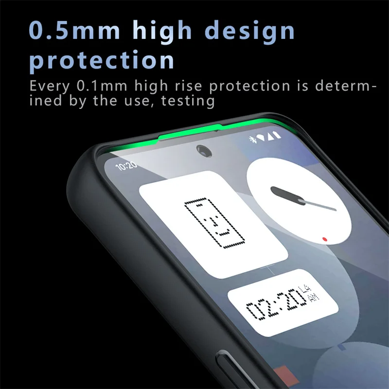 Enhanced Shockproof Clear Protective Case - Durable PC + TPU Design
