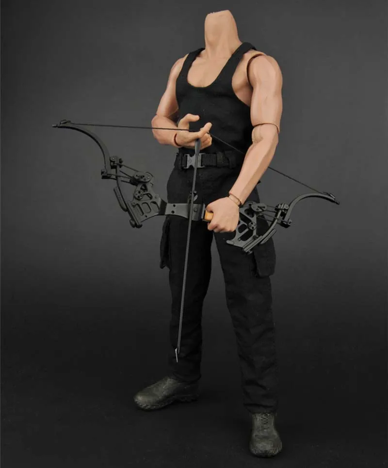 

1/6 scale male soldier Black Vest Combat Pants Belt Set for 12in action figure Phicen Tbleague Toys