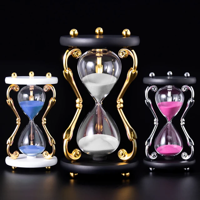 Sablier liquide Violet en tourbillon - Liquide Timer