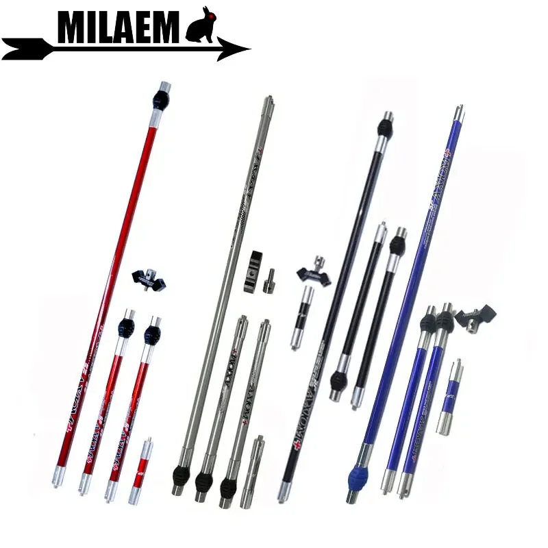 Stabilizzatore Per Arco Composto In Carbonio MILAEM STEADY WING - 6 8 10 12 Pollici