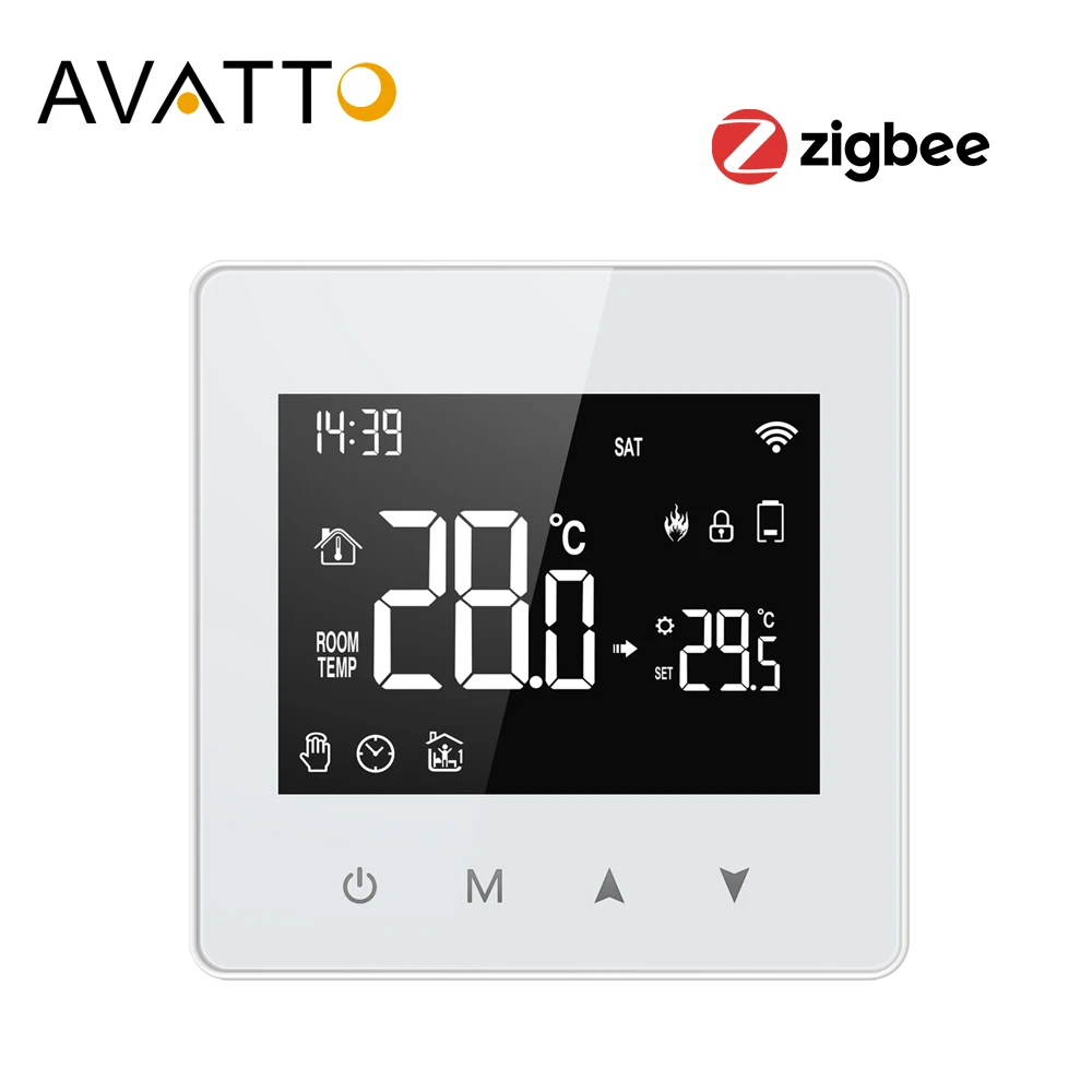 Zigbee Smart Thermostat Gas/Water Heater, Room Thermostat Digital  Programmable