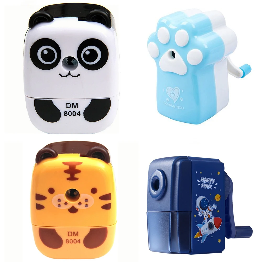 1 Pcs Cartoon Hand crank Cute Dolphin Mechanical Sharpener For