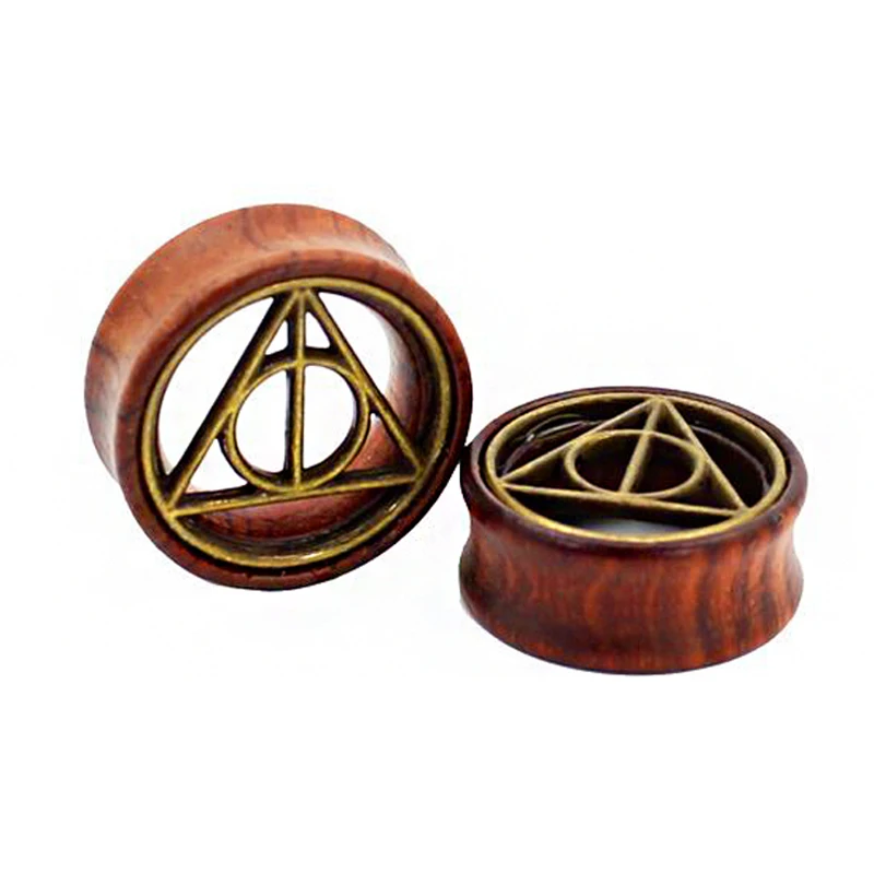 1 Pair Wood Ear Plugs Gauges Earrings Buddha Statue for Women Men Flesh Tunnel Expander Piericing Stretcher body piercing jewelry,piercing jewelry,body piercing earrings,ear piercing jewelry,body jewelry