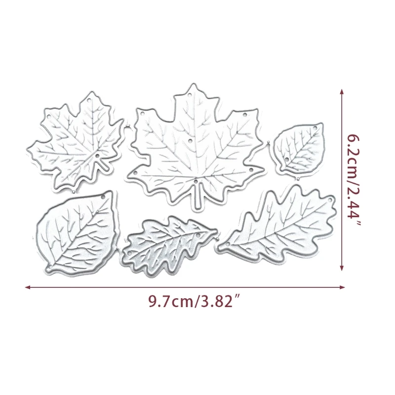 Maple Leaves Metal Cutting Dies Stencil DIY Scrapbooking Album Paper Template