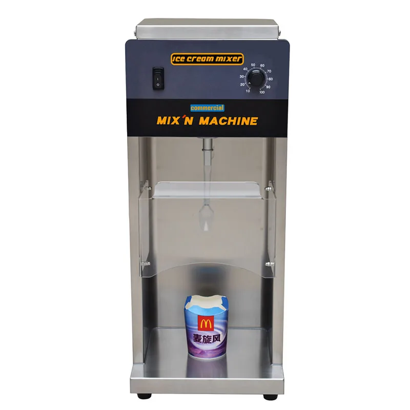 110V 220V Fruit Nut Ice Cream Blender Gelato Machine Milk Tea Soft Ice Cream  Flurry Machine