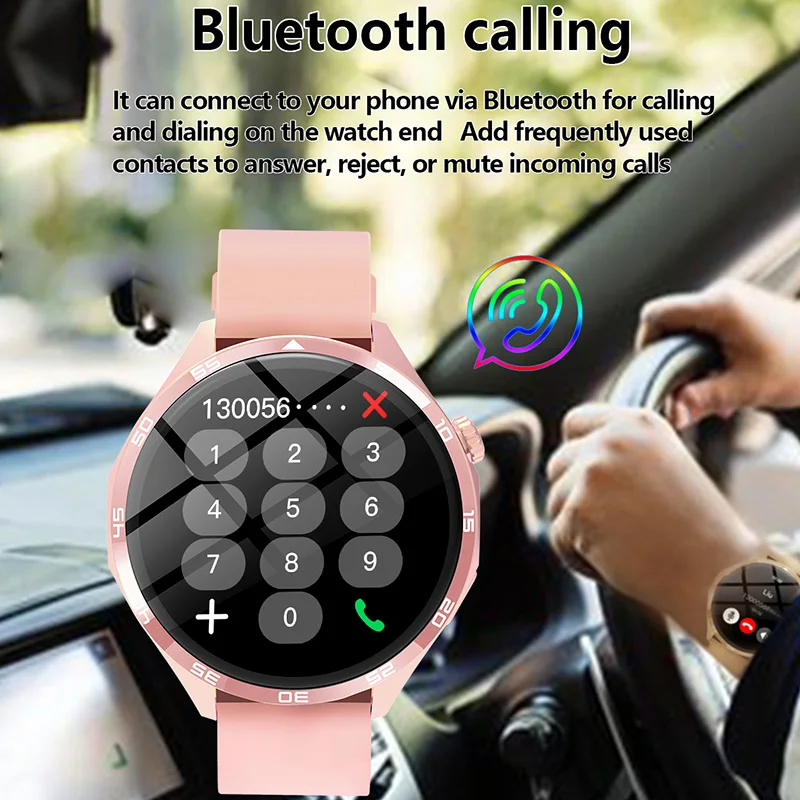 2025 New Smart Watch Men Women Multi-Sport Mode HD Amoled 1.50 Inch SmartWatch Bluetooth Calling Call Life-Waterproof Watch 3