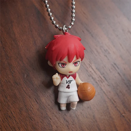 농구 애니메이션 No Basuke Kuroko Aomine Daiki Atsushi Murasakibara Kise Ryota Takao Kazunari Kawaii 캡슐 키 체인