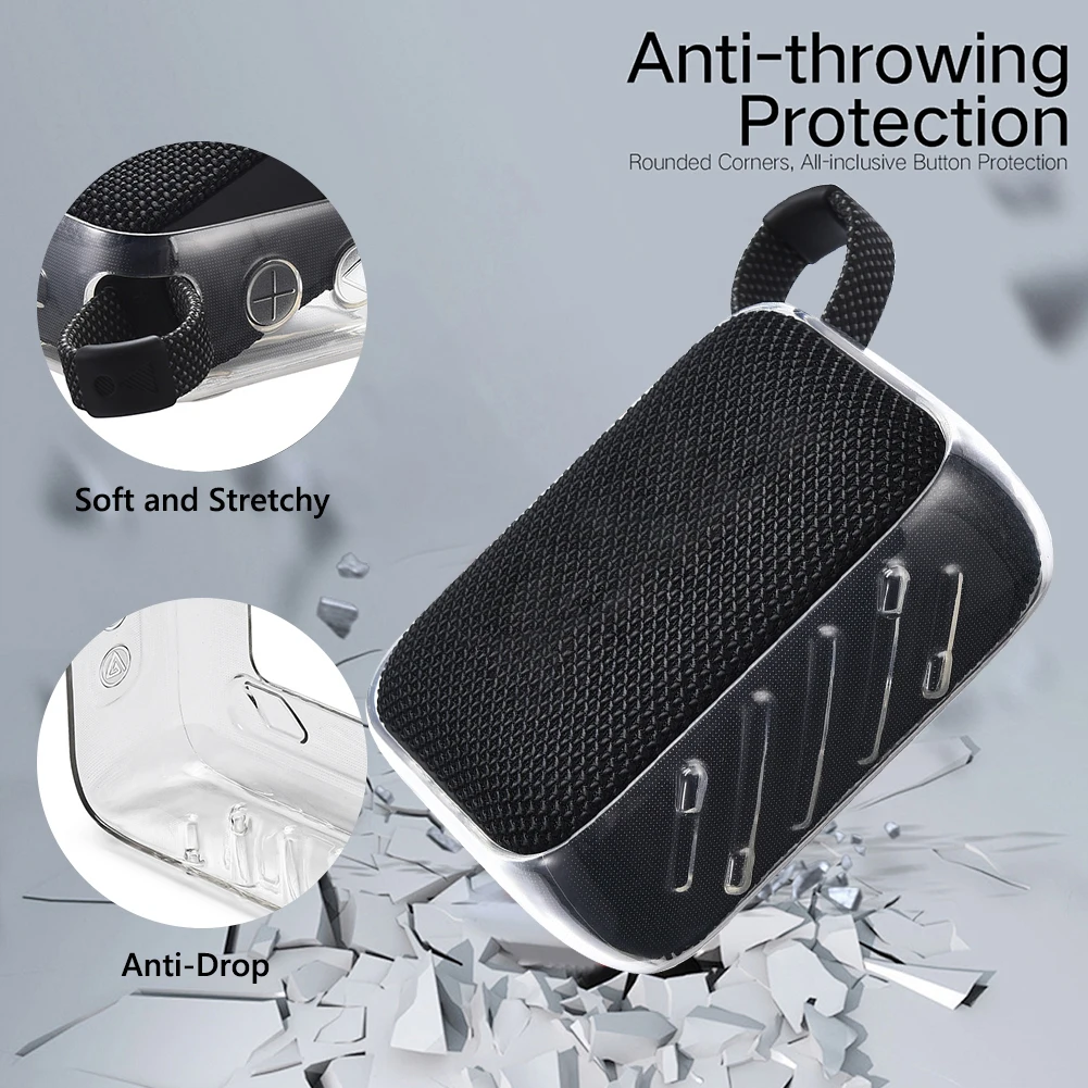 Siliconen hoes voor JBL Grip,Speakers Schouderhoes Beschermende Mouw Siliconen Cover Valbescherming voor JBL Grip (oranje Siliconen hoes voor JBL Grip,Speakers Schouderhoes Beschermende Mouw Siliconen Cover Valbescherming voor JBL Grip (oranje