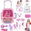 Doctor Play Set Doctor Toys for Kids Pretend Play Medical Tool Toy with Portable Suitcase Educational Toy Gift for Boy Girl 1