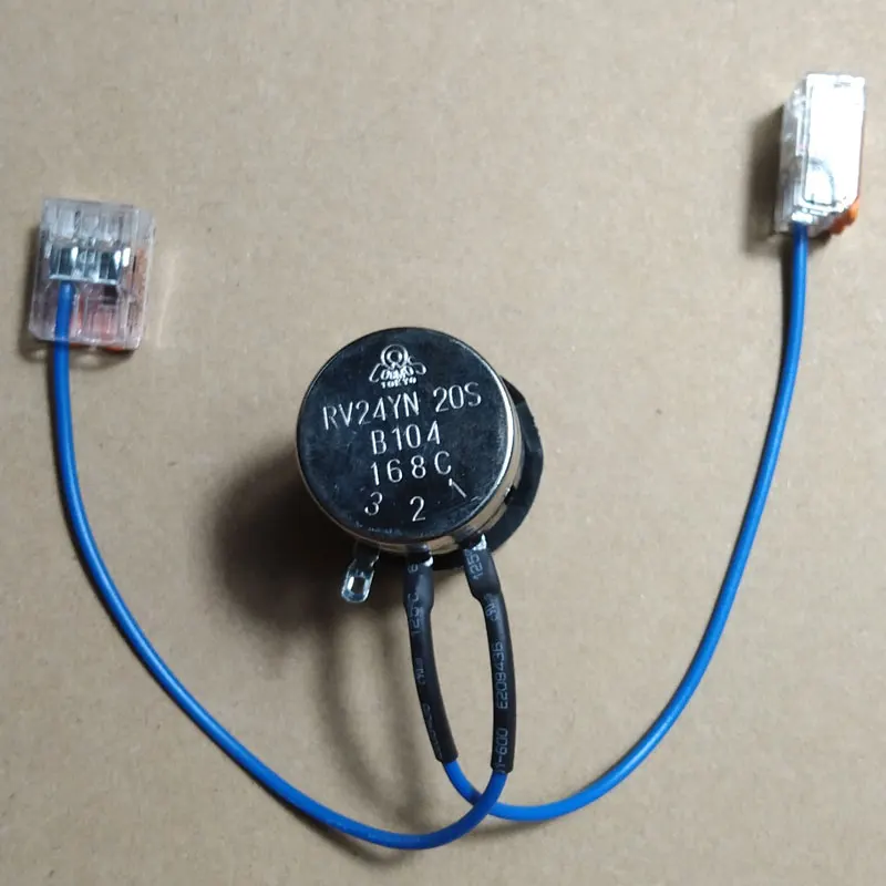 LED Dimmer Knob 0-10V TOCOS Soldered 100K LM301H Quantum Board for Adjusting Grow Light Brightness Indoor Plants with Terminals