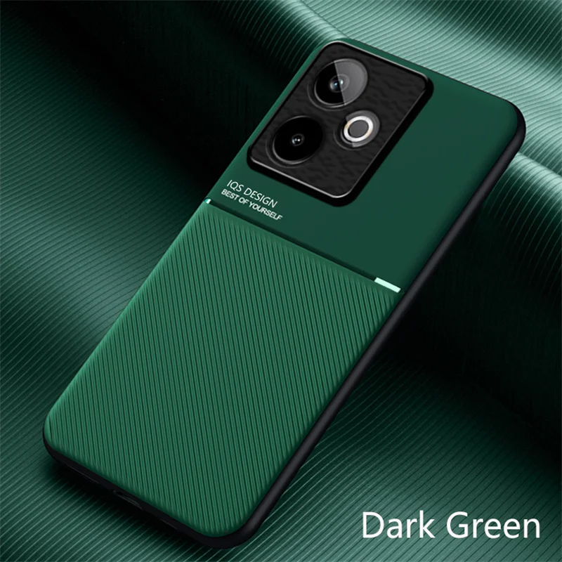 Luxury Magnetic Leather Soft Phone Case - Silicone Protective Cover