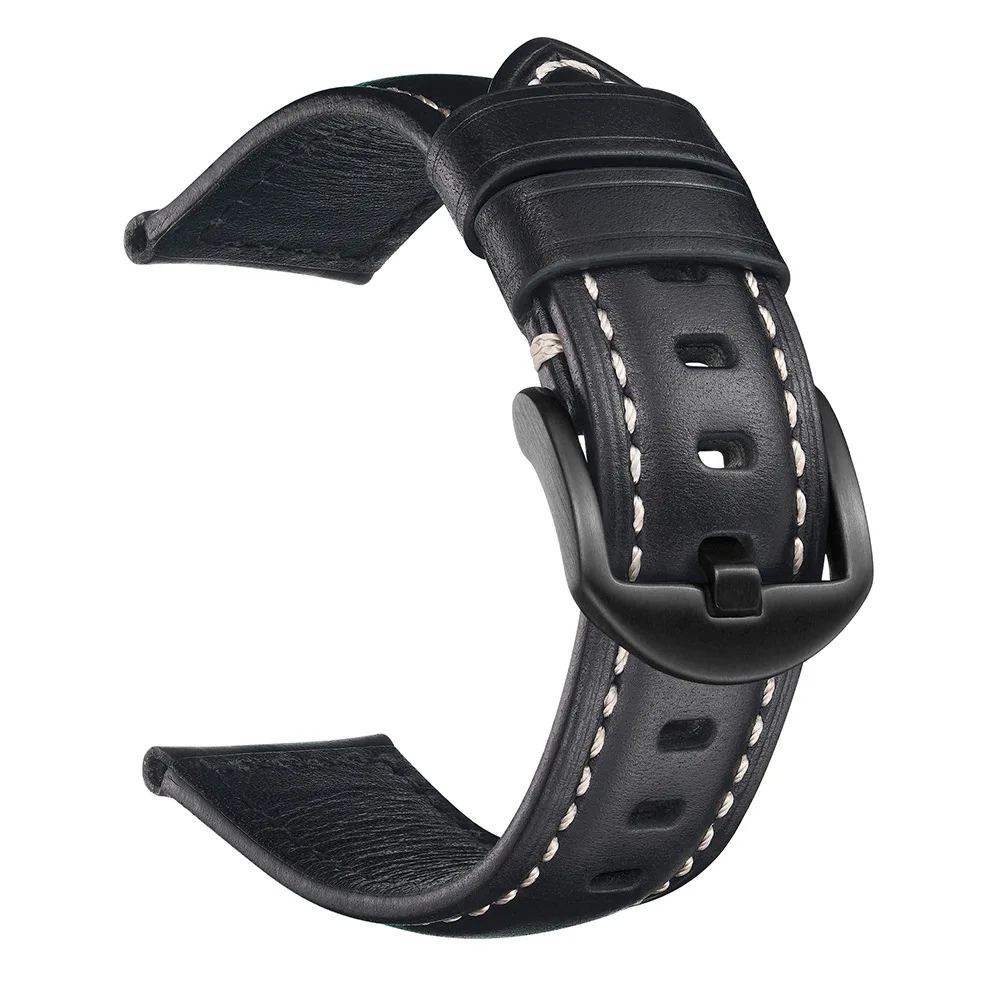 Vintage Oil Wax Leather Watch Straps – Premium Cowhide Watchbands by UTHAI